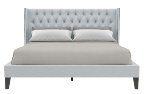 white double bed png with transparent background